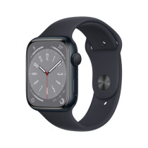 Apple Watch Series 8 GPS 41mm Cassa in Alluminio color Mezzanotte con Cinturino Sport Band Mezzanotte - Regular - (Apple Watch S