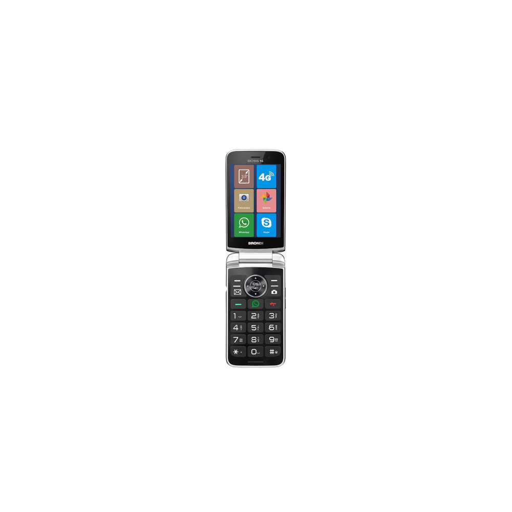 Brondi Boss 4G 8,89 cm (3.5") Bianco Telefono cellulare basico - (Brondi Boss 4G 8,89 cm (3.5") Bianco Telefono cellulare basi Brondi Boss 4G 8,89 cm (3.5") Bianco Telefono cellulare basico - (Brondi Boss 4G 8,89 cm (3.5") Bianco Telefono cellulare basi