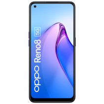 OPPO Reno 8 5G Shimmer Black - (OPPO Reno 8 16,3 cm (6.4") Doppia SIM Android 12 USB tipo-C 8 GB 256 GB 4500 mAh Nero)