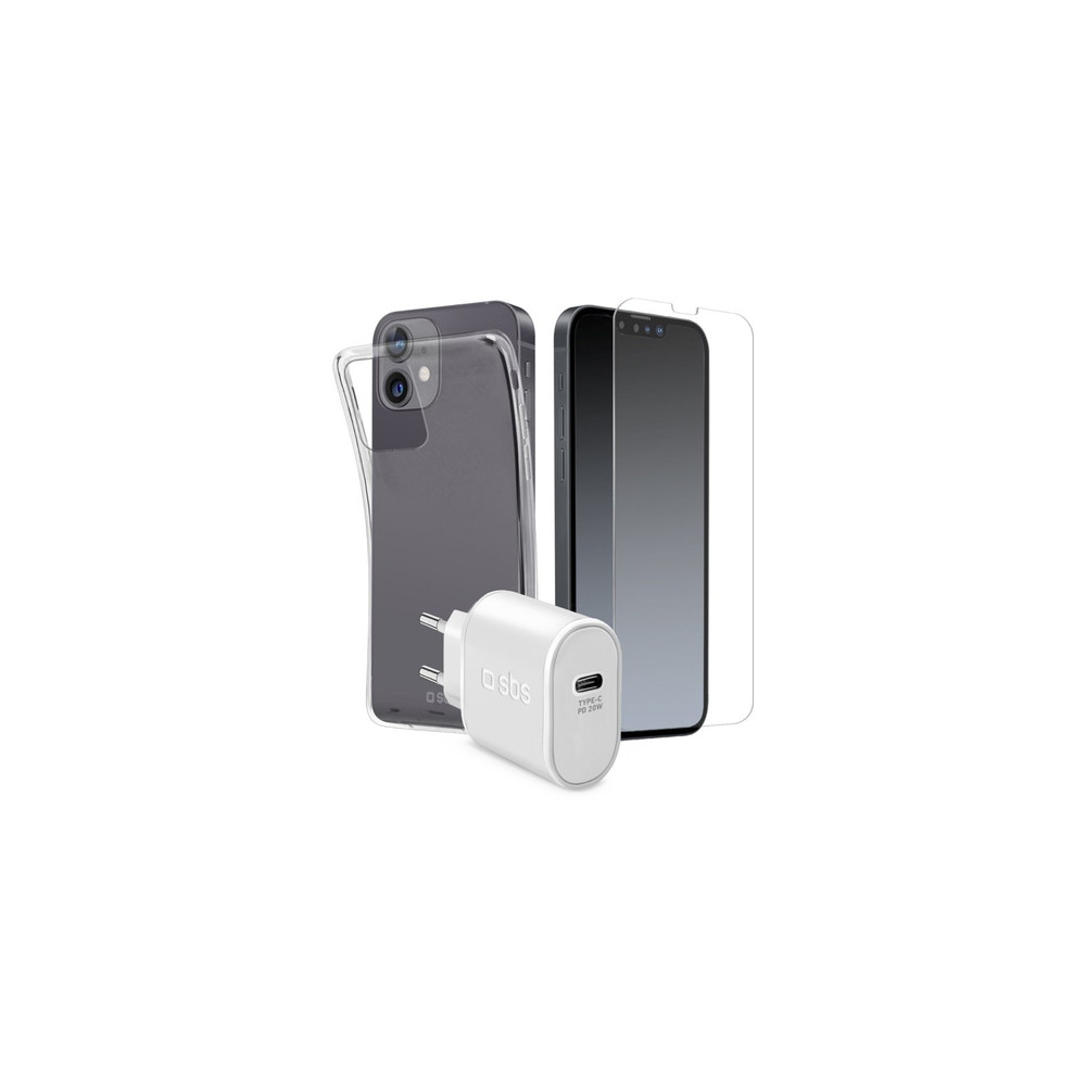 SBS KIT31IP1361 mobile phone starter kit Trasparente, Bianco - (SBS KIT31IP1361 mobile phone starter kit Trasparente, Bianco) SBS KIT31IP1361 mobile phone starter kit Trasparente, Bianco - (SBS KIT31IP1361 mobile phone starter kit Trasparente, Bianco)